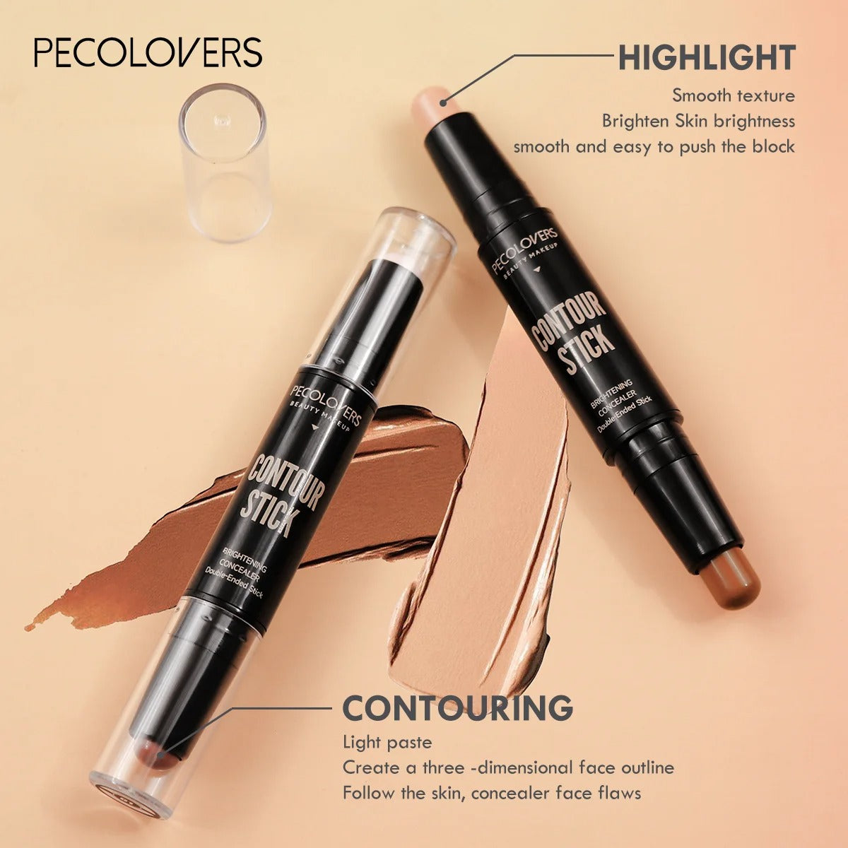 Contouring Stick with Double Ended Concealer