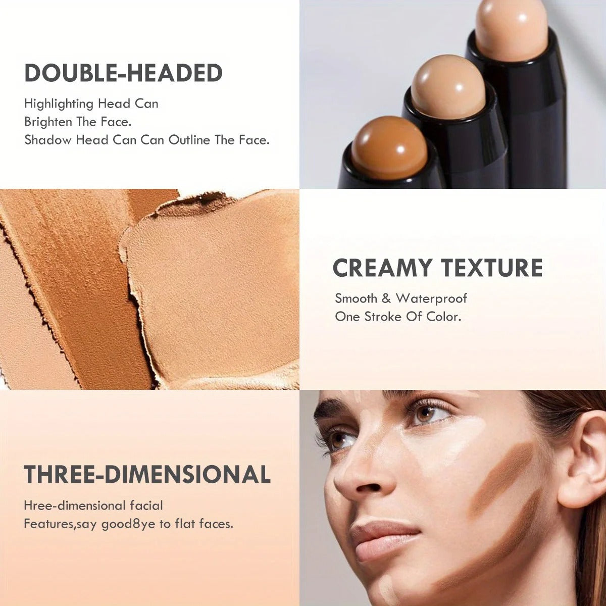 Contouring Stick with Double Ended Concealer